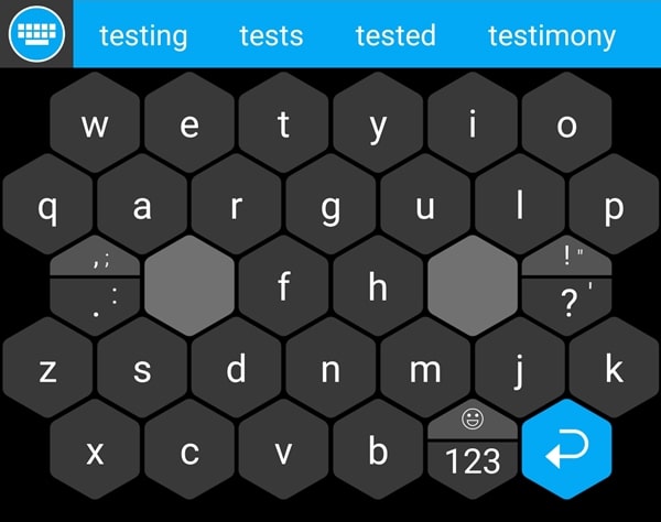 typewise keyboard layout