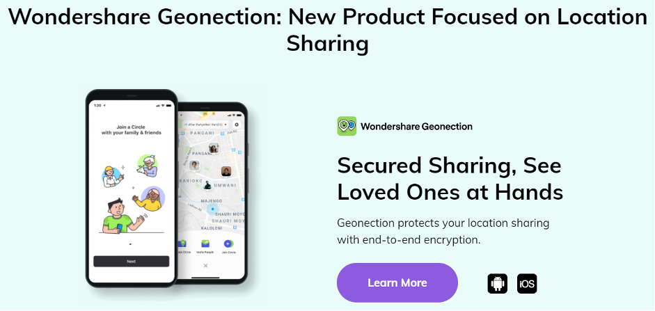 Graphic details of Wondershare Connection