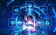 Graphic showing a VPN