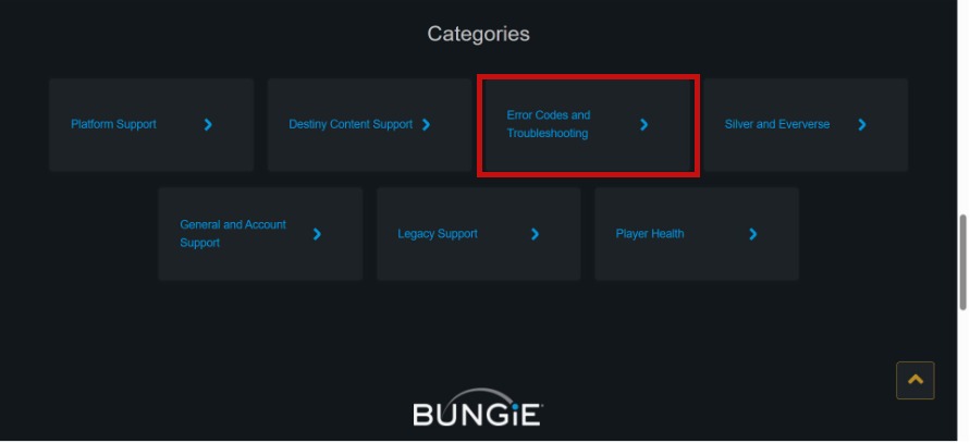 Destiny troubleshooting guide 