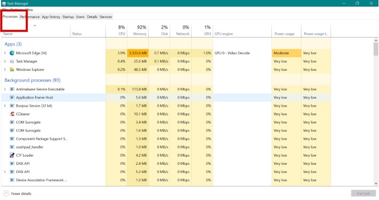 Background processors