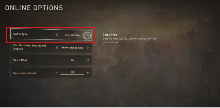 Voice chat option in Dying Light 2