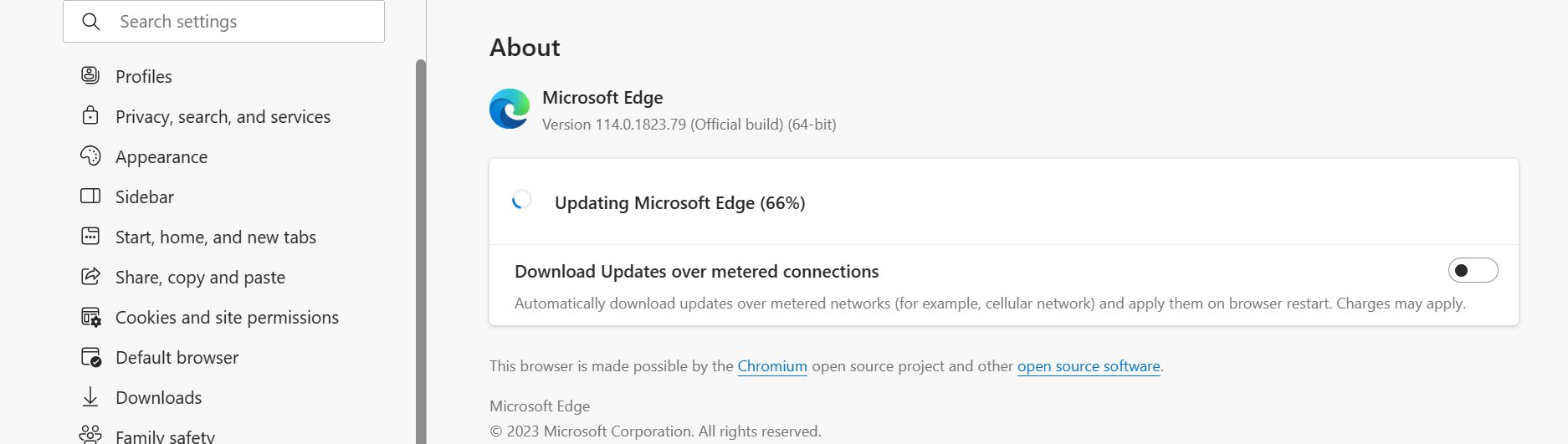Microsoft Edge updates