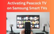 Activating Peacock TV on Samsung Smart TVs
