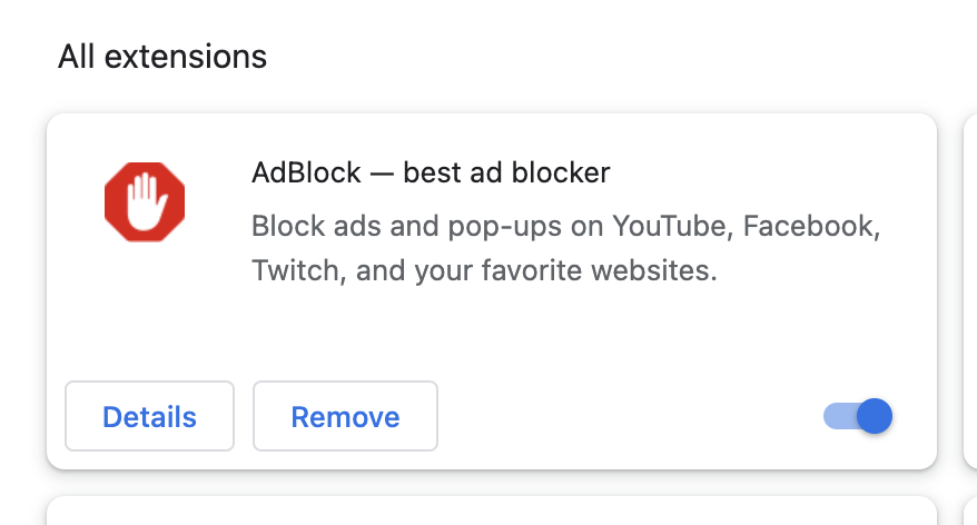 Remove AdBlocker