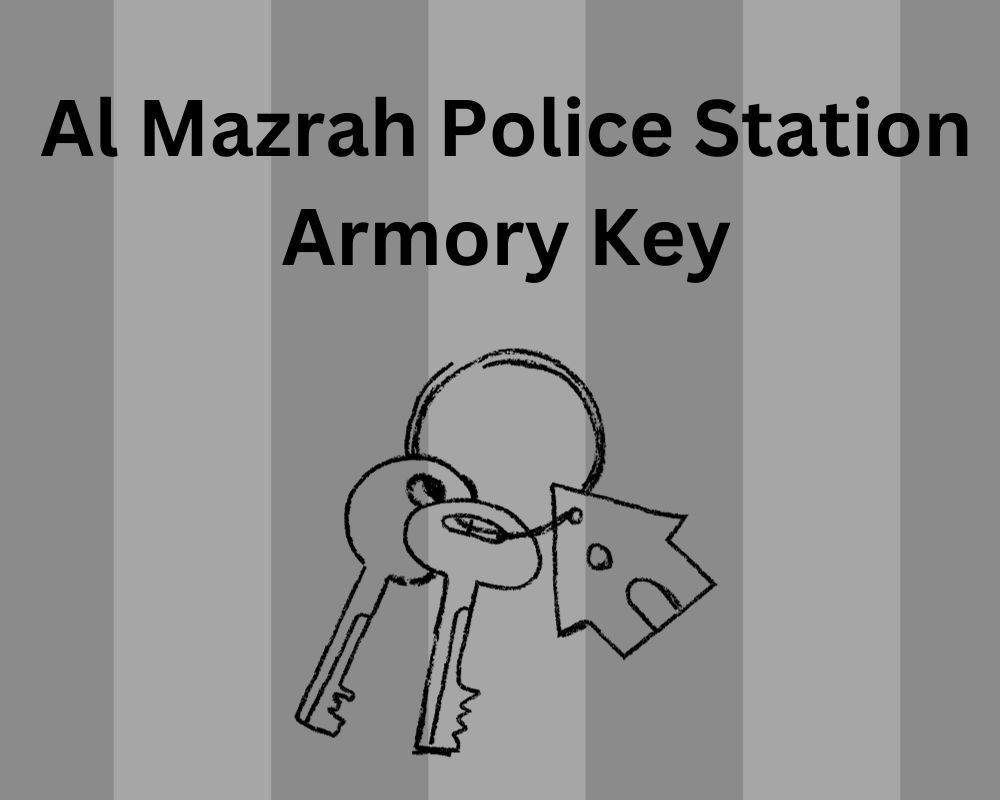 al mazrah police station armory key